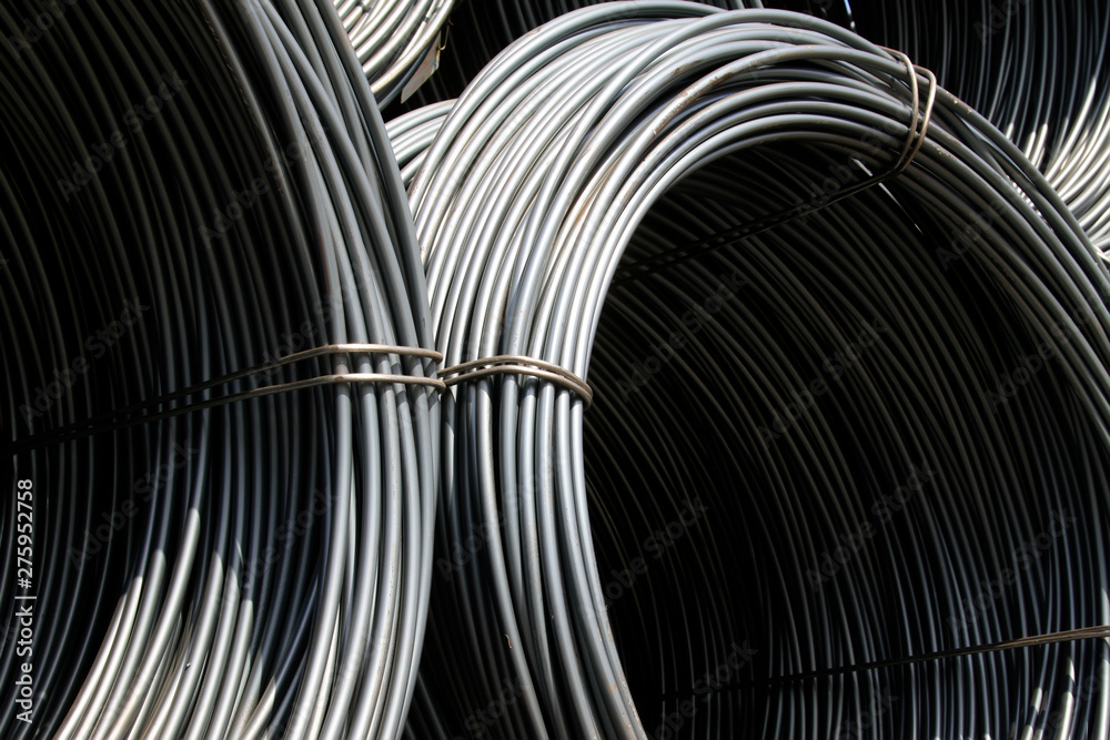 Fototapeta premium steel bar at the construction site