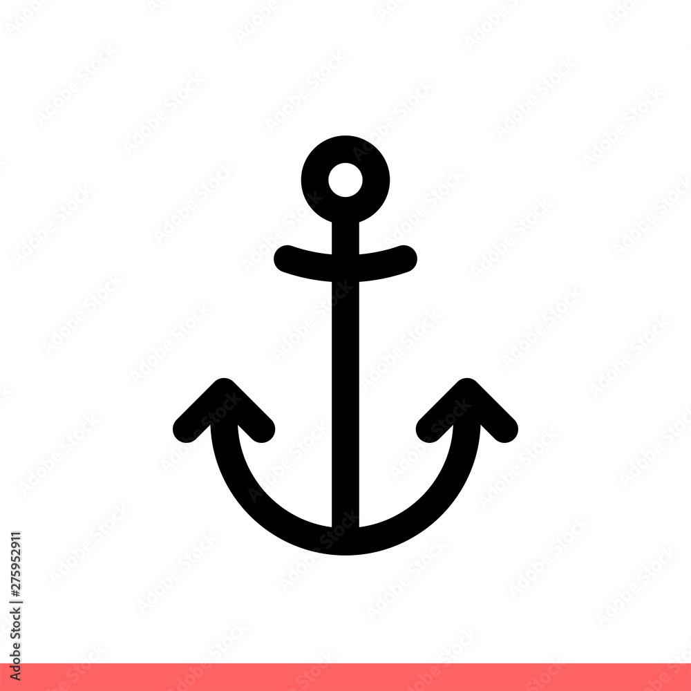 Anchor vector icon Anchor vector icon