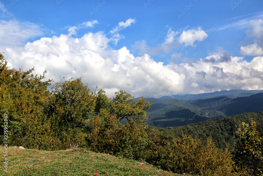 View from the Iverskaya mountain in New Athos. View from the Iverskaya mountain in New Athos.