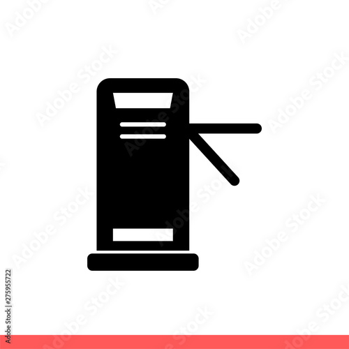 Turnstile vector icon