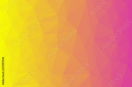 Light red pink purple multicolored Low poly crystal background. Polygon design pattern. light red Low poly vector illustration, low polygon background.