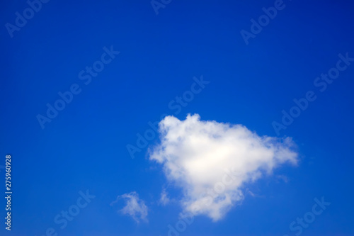 blue sky and white clouds