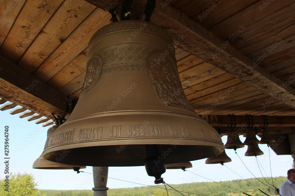 Obraz premium bell in temple