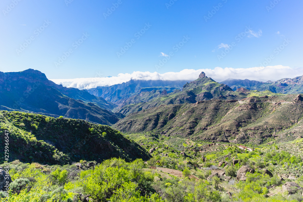 view of the mountains at gran canaria 