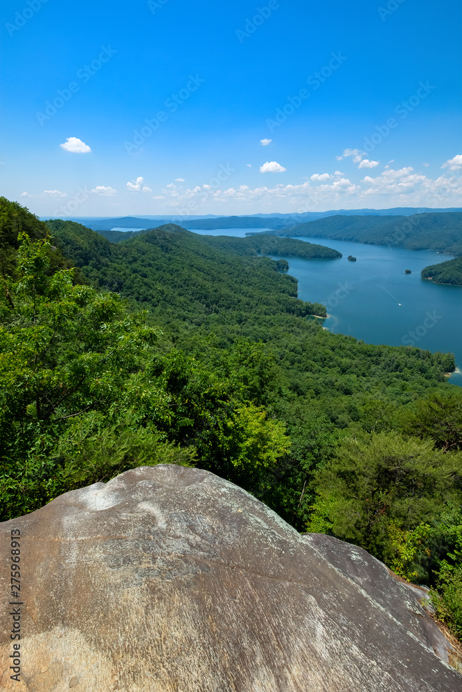 Lake Jocassee viewed from Jumping Off Rock, Jocassee Wilderness