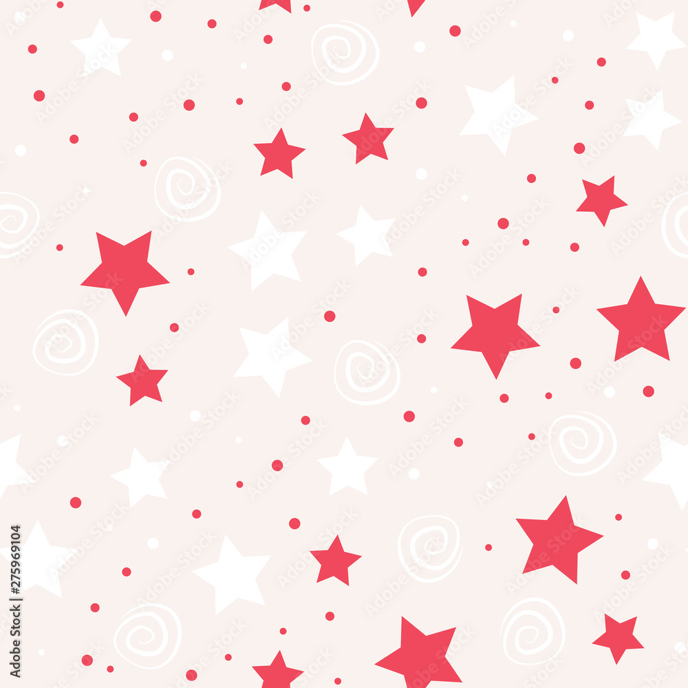 Sky full of stars kids seamless pattern design Sky full of stars kids seamless pattern design