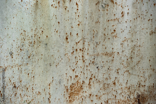 The metal sheet covered corrosion with screw