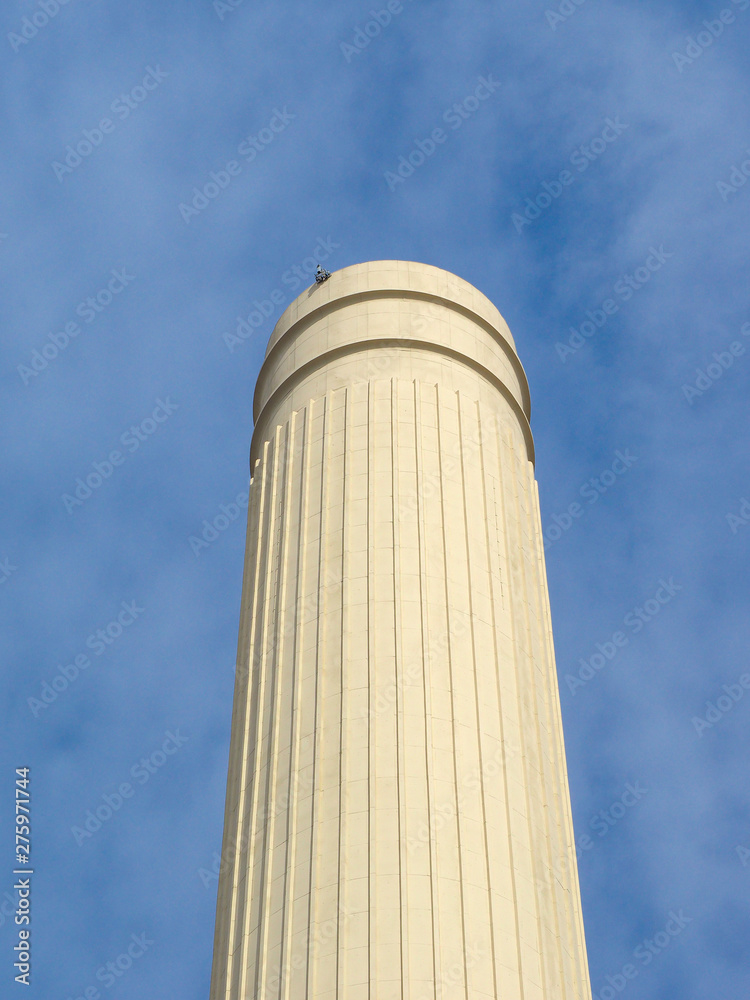 Battersea Power Station chimney in London