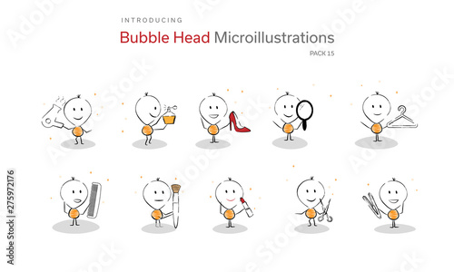 Beauty & Fashion Pack - Bubble Head Series