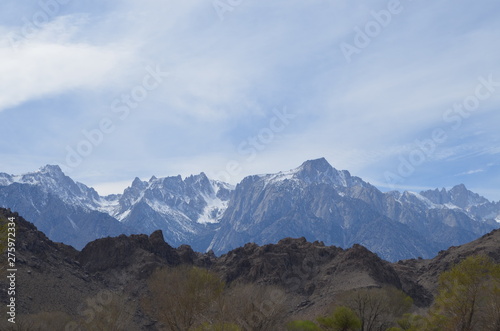 Spring in California: Mount Whitney and the Alabama Hills in the Sierra Nevada Mountains © Scott