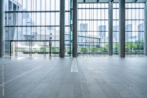 empty hall in the modern office building