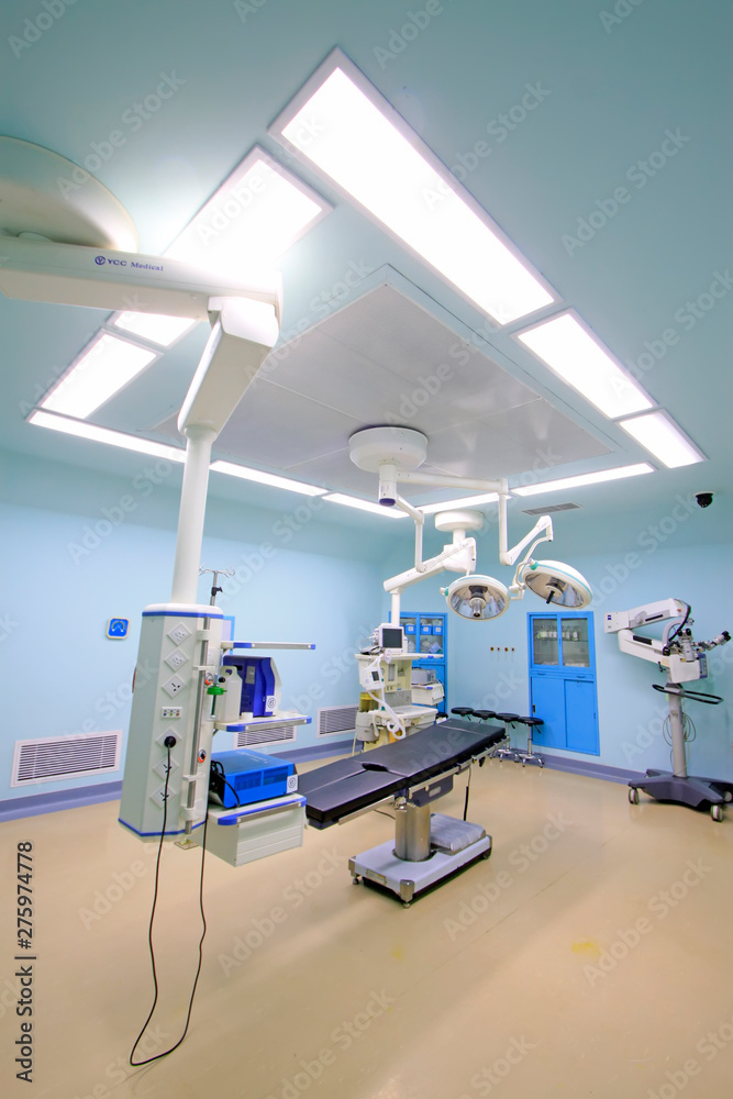 medical equipment in the operating room