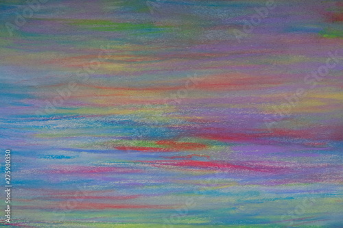 Painted by the artist original texture pastel.