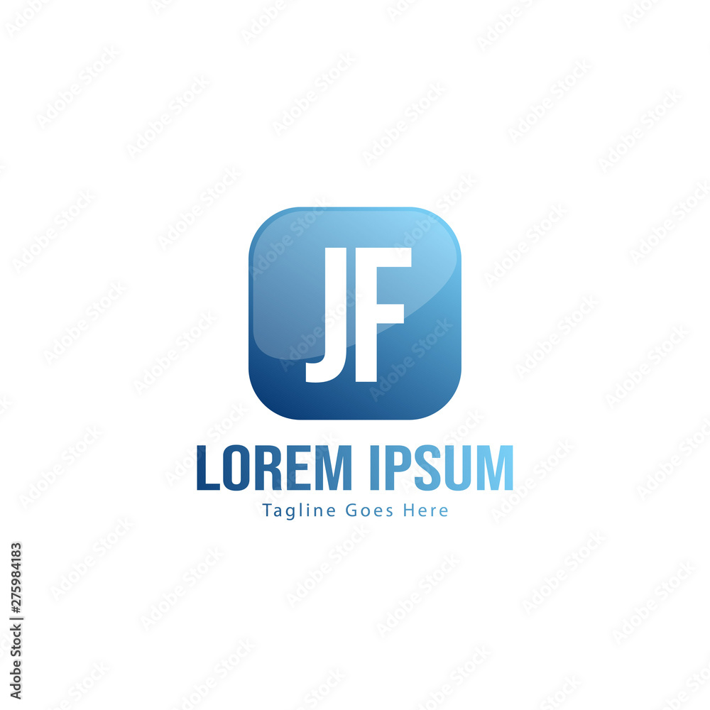 Initial JE logo template with modern frame. Minimalist JE letter logo vector illustration Initial JE logo template with modern frame. Minimalist JE letter logo vector illustration