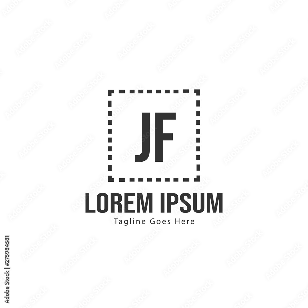 Initial JE logo template with modern frame. Minimalist JE letter logo vector illustration Initial JE logo template with modern frame. Minimalist JE letter logo vector illustration