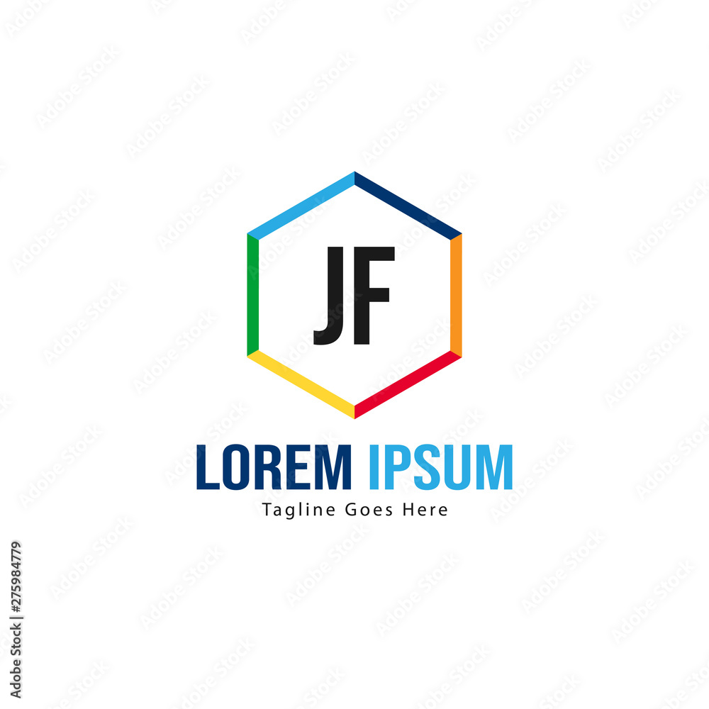 Initial JE logo template with modern frame. Minimalist JE letter logo vector illustration Initial JE logo template with modern frame. Minimalist JE letter logo vector illustration