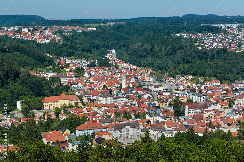 Panorama von Albstadt-Tailfingen auf der Schwäbischen Alb
