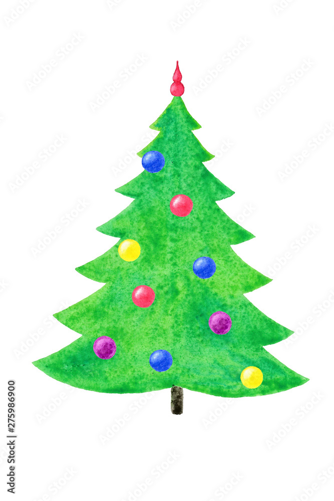abstract christmas tree on white background abstract christmas tree on white background