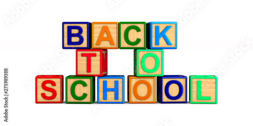 back to school from wooden ...