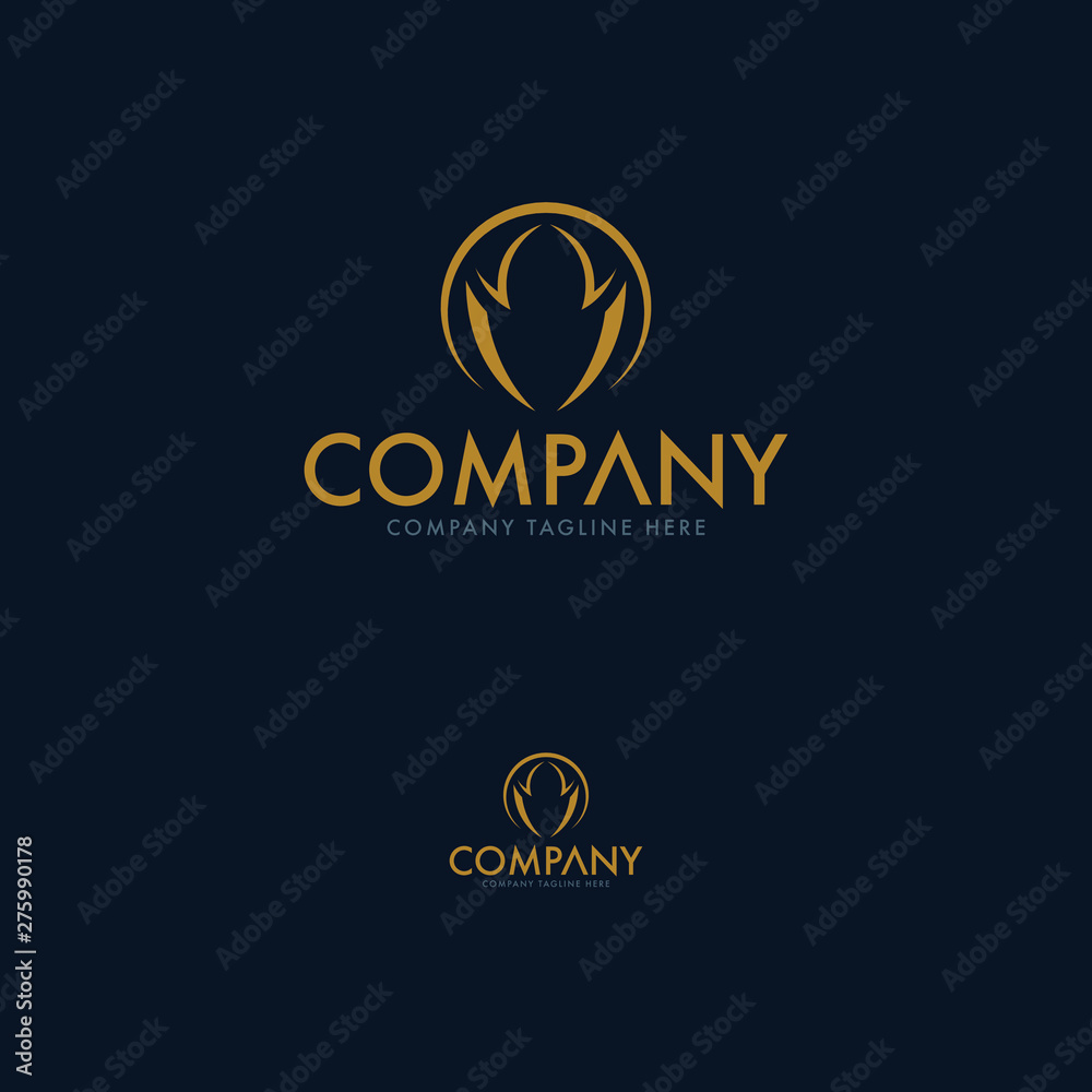 Fototapeta premium Creative Tulip and Floral Logo Template