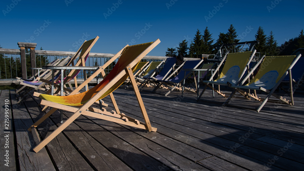 Sonnenstühle - Paradies in den Bergen im Sommer