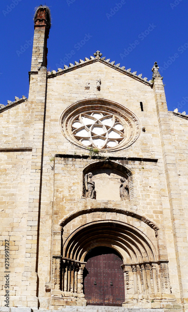 Plasencia Cathedral, Cáceres, Spain. June 22, 2019. 