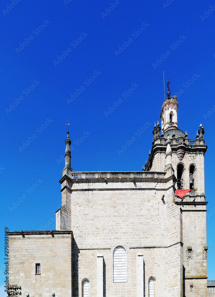 Cathedral of Santa María de la Asunción, Coria, Extremadura, Spain. June 22, 2019. 