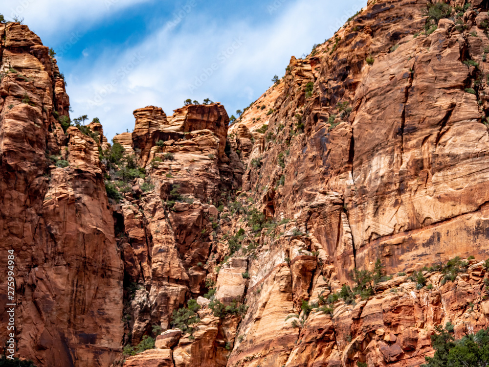 Sandstone clifs and mountains of the southwest United States