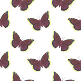 Seamless pattern Butterflies watercolor Illustration handmade design Digital paper Textiles wallpaper photo wallpaper scrapbooking