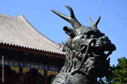 Chinese dragon statue in Beijing