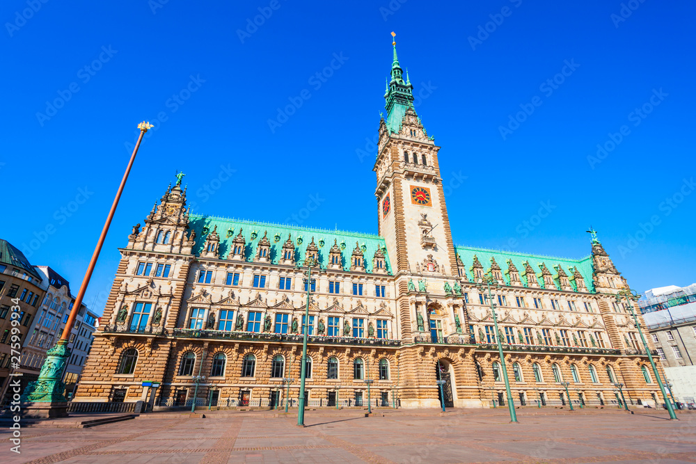Hamburg City Hall or Rathaus