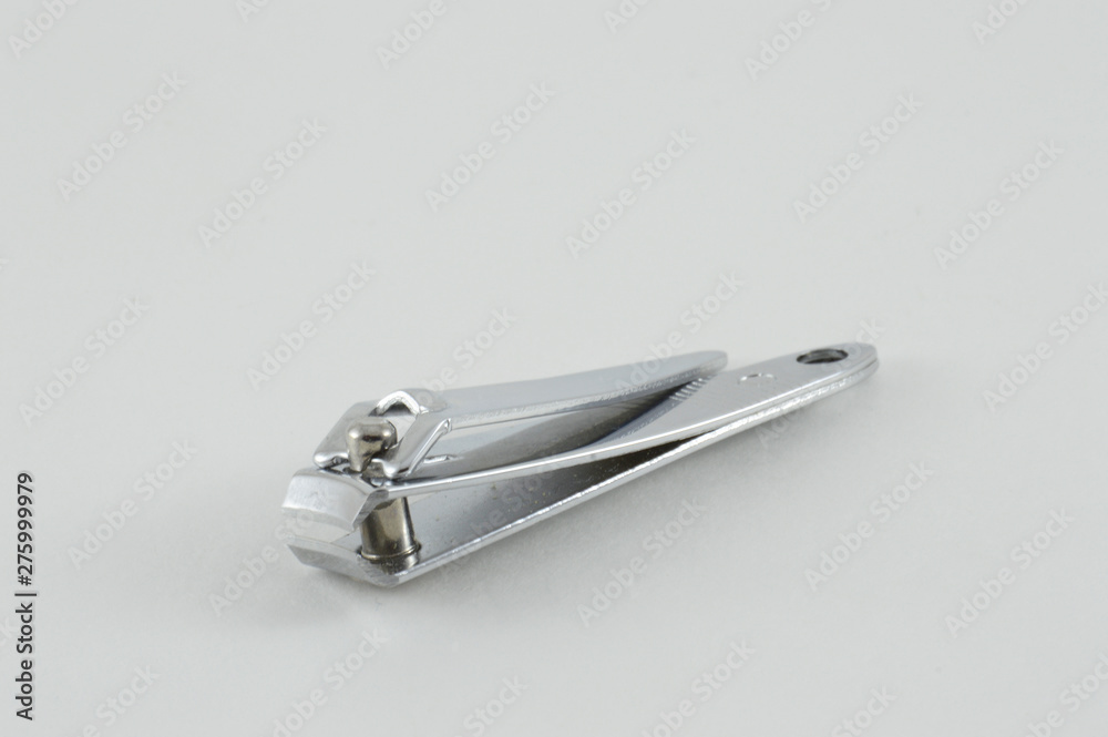 Isolated on white background scissors nail clippers Isolated on white background scissors nail clippers