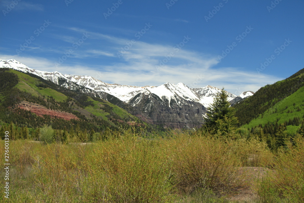 Fototapeta premium Ridgeway to Last Dollar Rd to Telluride Colorado