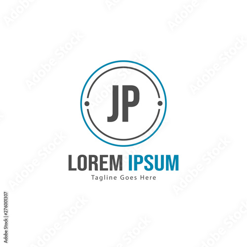 Initial JP logo template with modern frame. Minimalist JP letter logo vector illustration Free Download Initial JP logo template with modern frame. Minimalist JP letter logo vector illustration - GFXLoad