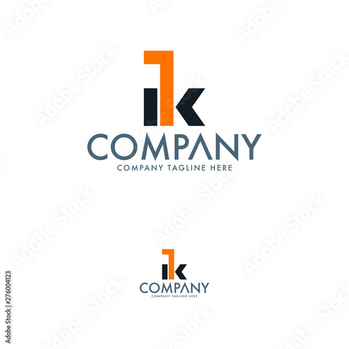 Modern AK Logo Design Template © bsgraph