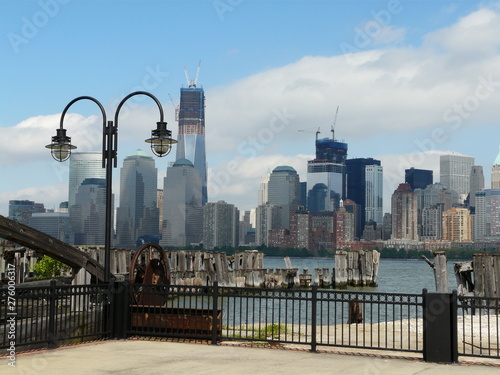 view of NY city skyline, USA 
