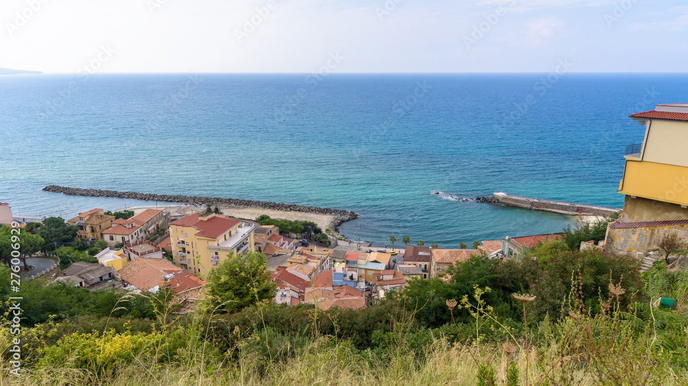 Calabrian coast in Pizzo town