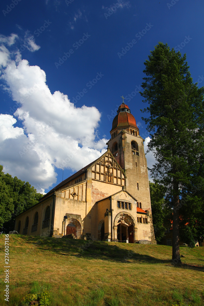 St. Jan Nepomucky church, Stechovice, czech republic