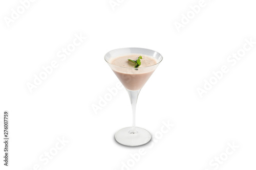 After dinner cocktail isolated on a white background