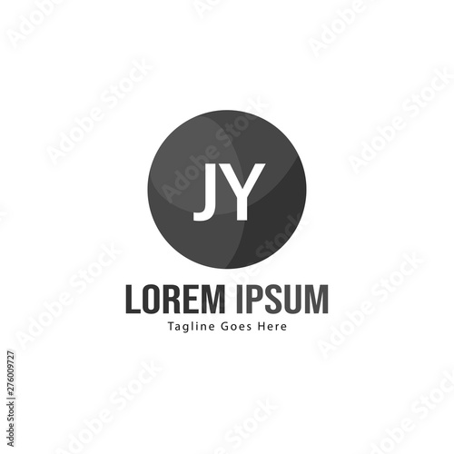 Free Download Initial JY logo template with modern frame. Minimalist JY letter logo vector illustration - GFXLoad