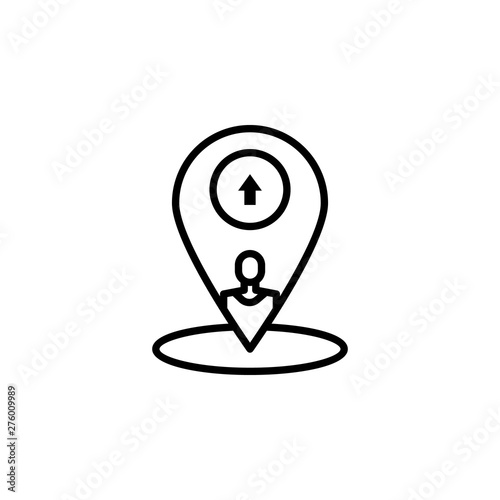 family settlement migration outline icon. element of migration illustration icon. signs, symbols can be used for web, logo, mobile app, UI, UX