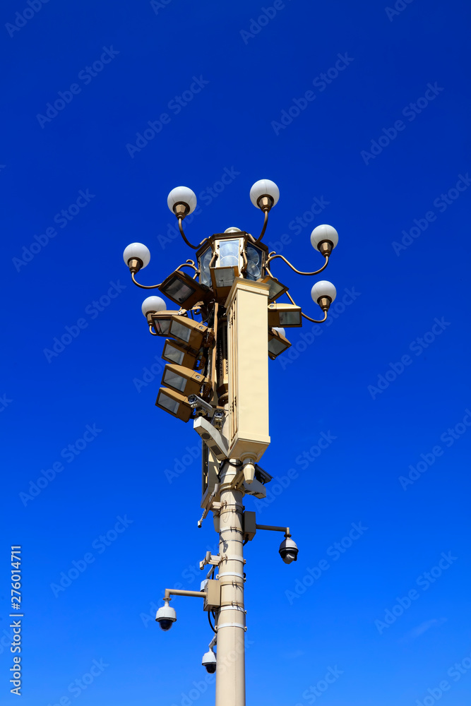 Street lamp and monitor probe Street lamp and monitor probe