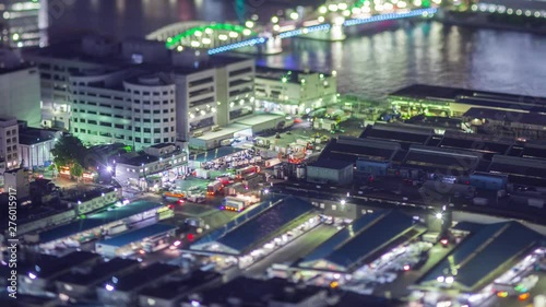 Time Lapse of the amazing Tokyo skyline at night. Tokyo Tower and Mt Fuji can been seen.