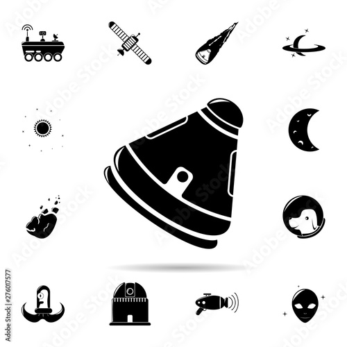 Space launch vehicle icon. Universal set of space for website design and development, app development