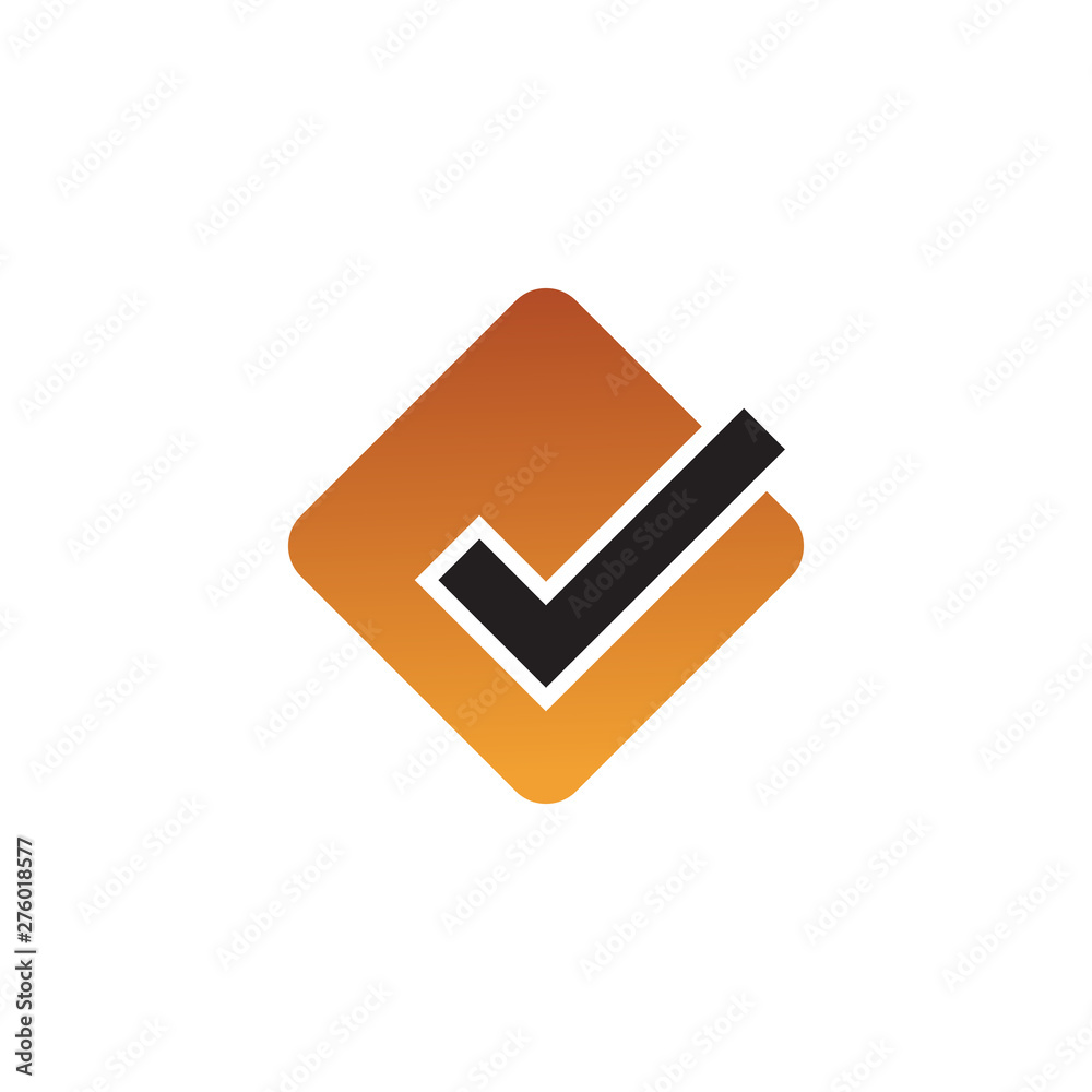 Check mark logo design vector template Check mark logo design vector template