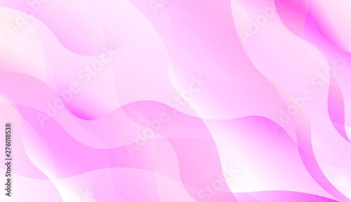 Wavy Background with Lines. Design For Your Header Page, Ad, Poster, Banner. Vector Illustration with Color Gradient.