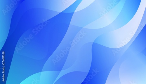Wave Abstract Background. For Design Flyer, Banner, Landing Page. Vector Illustration with Color Gradient.
