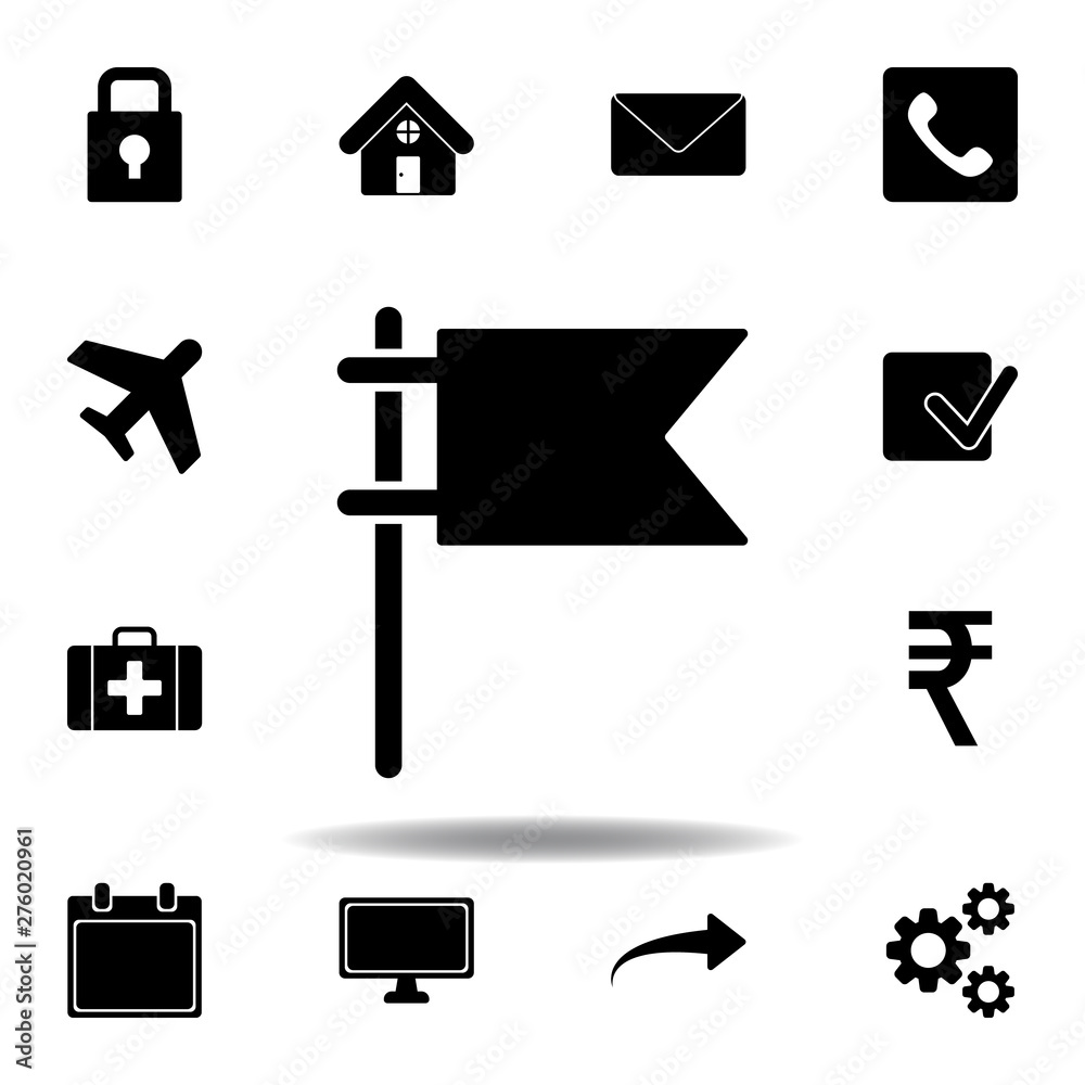 padlock, key icon. Signs and symbols can be used for web, logo, mobile app, UI, UX