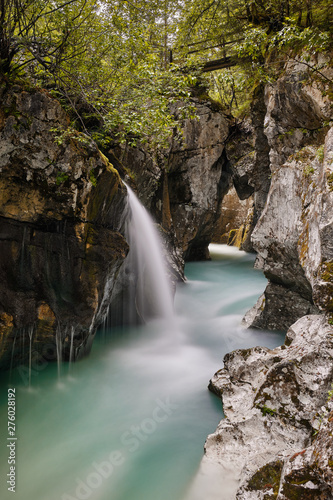 image of soča river at greate soca george - Slovenia © David