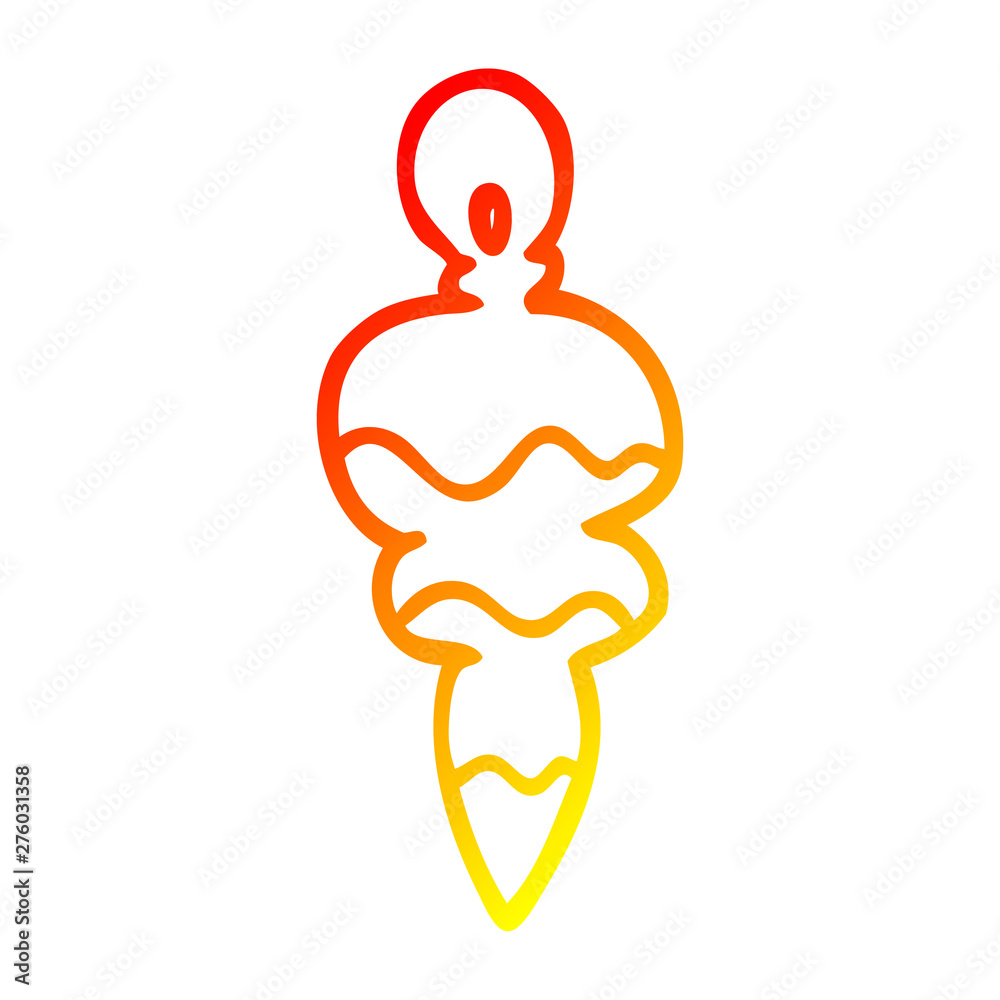 warm gradient line drawing cartoon christmas decoration warm gradient line drawing cartoon christmas decoration